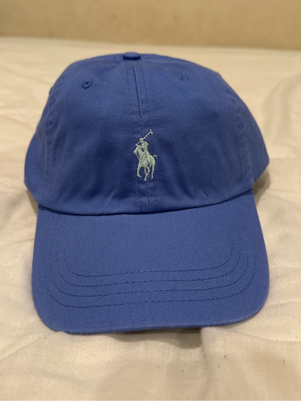 Polo by Ralph Lauren Blue Embroidered Pony Baseball Cap